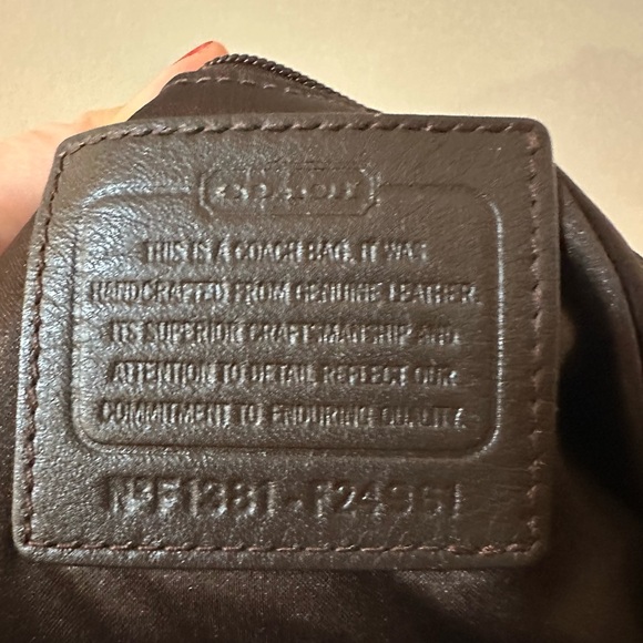 Vintage Leather Coach purse - Picture 9 of 13